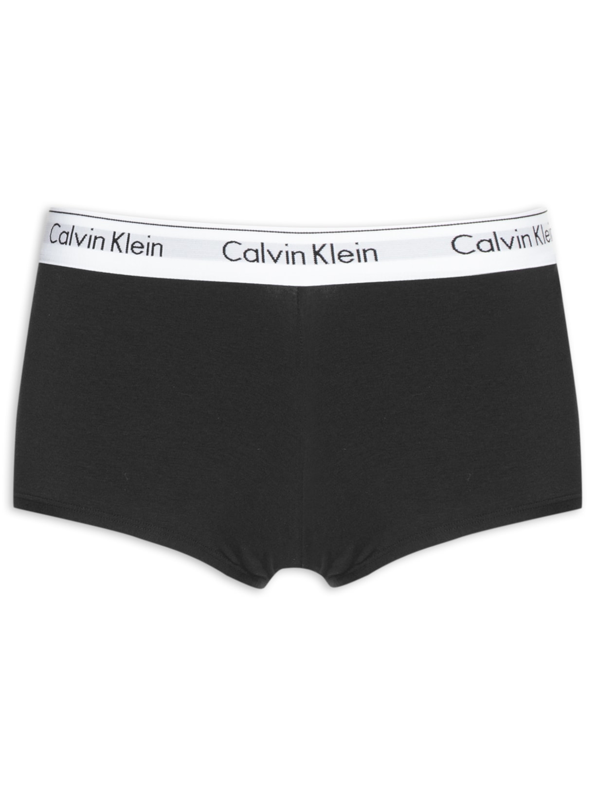 Calcinha Boyshort Modern Cotton - Preto