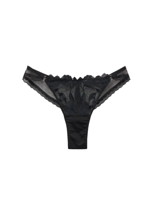 Calcinha Brasileira All About Flowers - Preto