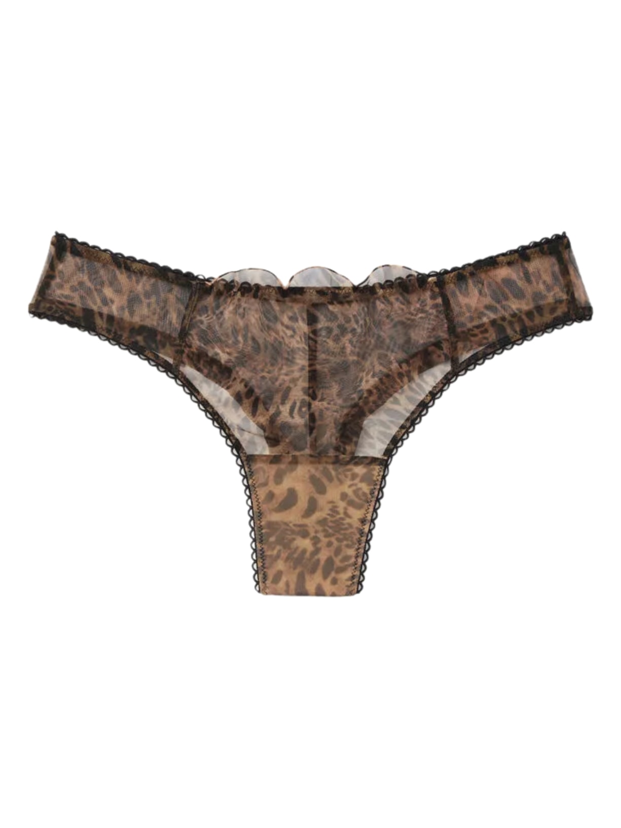 Calcinha Brasileira Animal Print Always Glamorous - Marrom