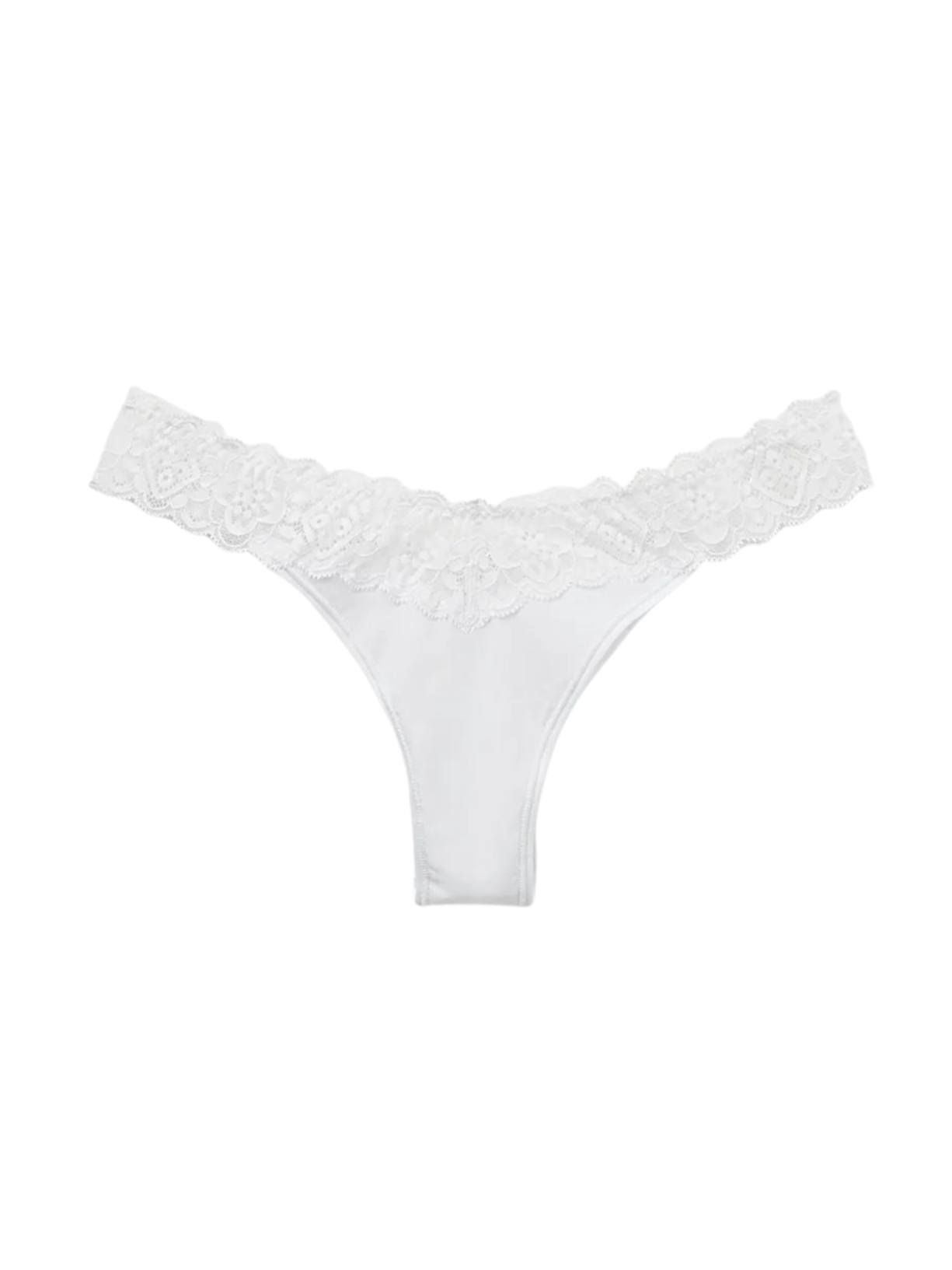 Calcinha Brasileira De Algodão e Renda Branco Intimissimi
