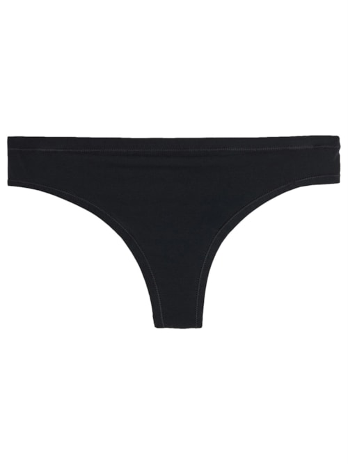 Calcinha Brasileira Em Algodão Supima® Ultralight - Preto
