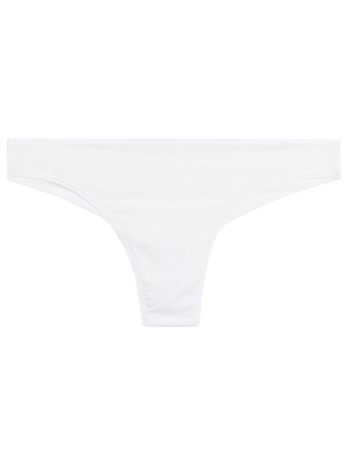 Calcinha Brasileira Em Microfibra Ultralight - Branco