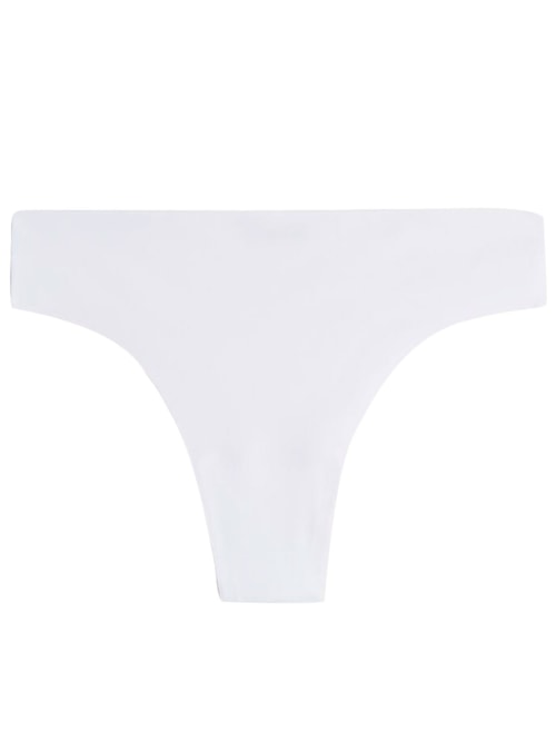 Calcinha Brasileira Em Microfibra Ultralight Sem Costuras - Branco