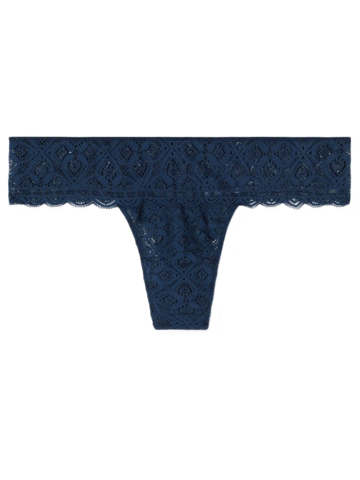 Calcinha Brasileira Em Renda - Azul