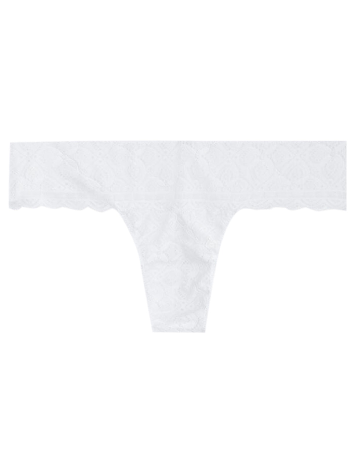 Calcinha Brasileira Em Renda - Branco