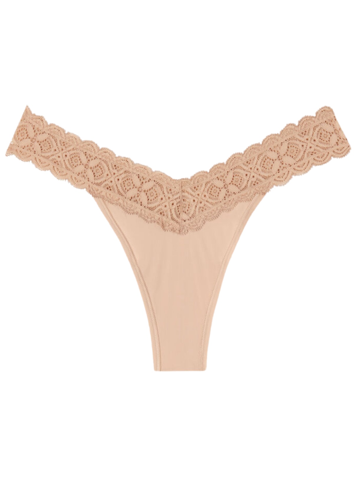 Calcinha Brasileira Em Renda e Microfibra Marrom Intimissimi