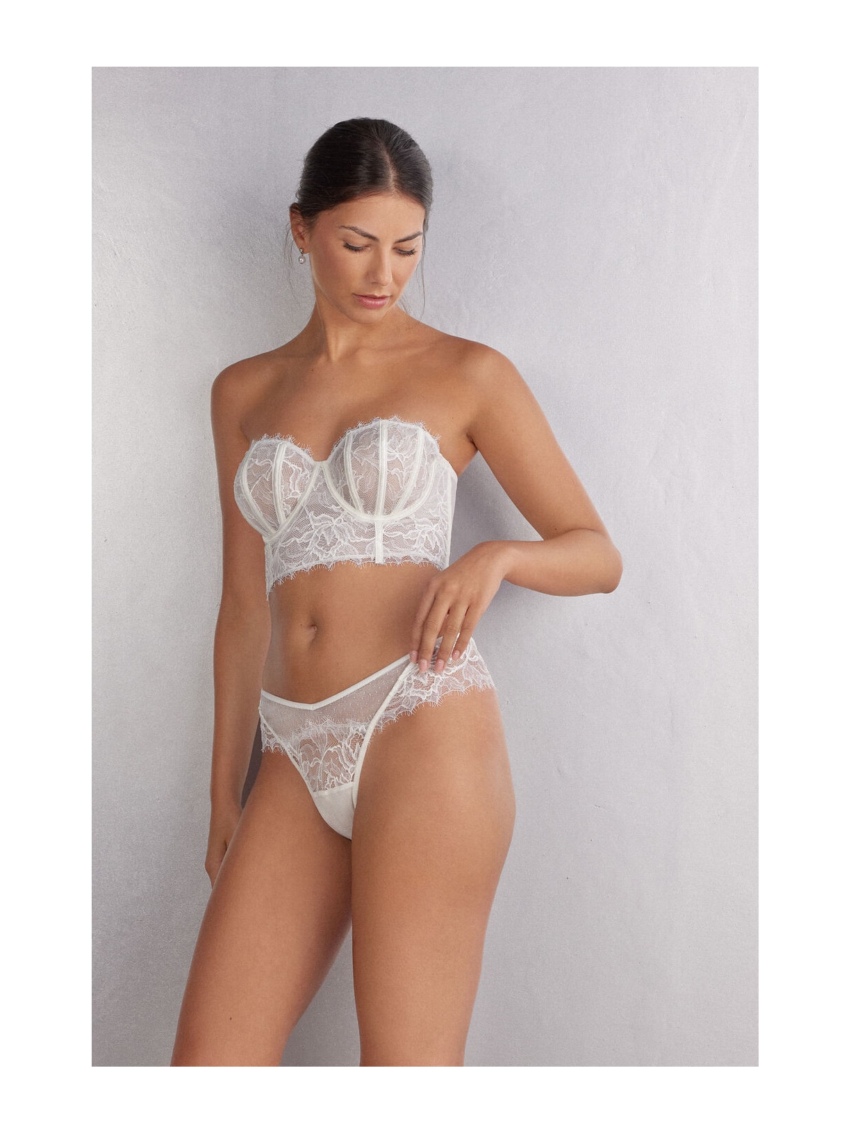 Calcinha Brasileira Em Renda Her Beauty Marfim Intimissimi