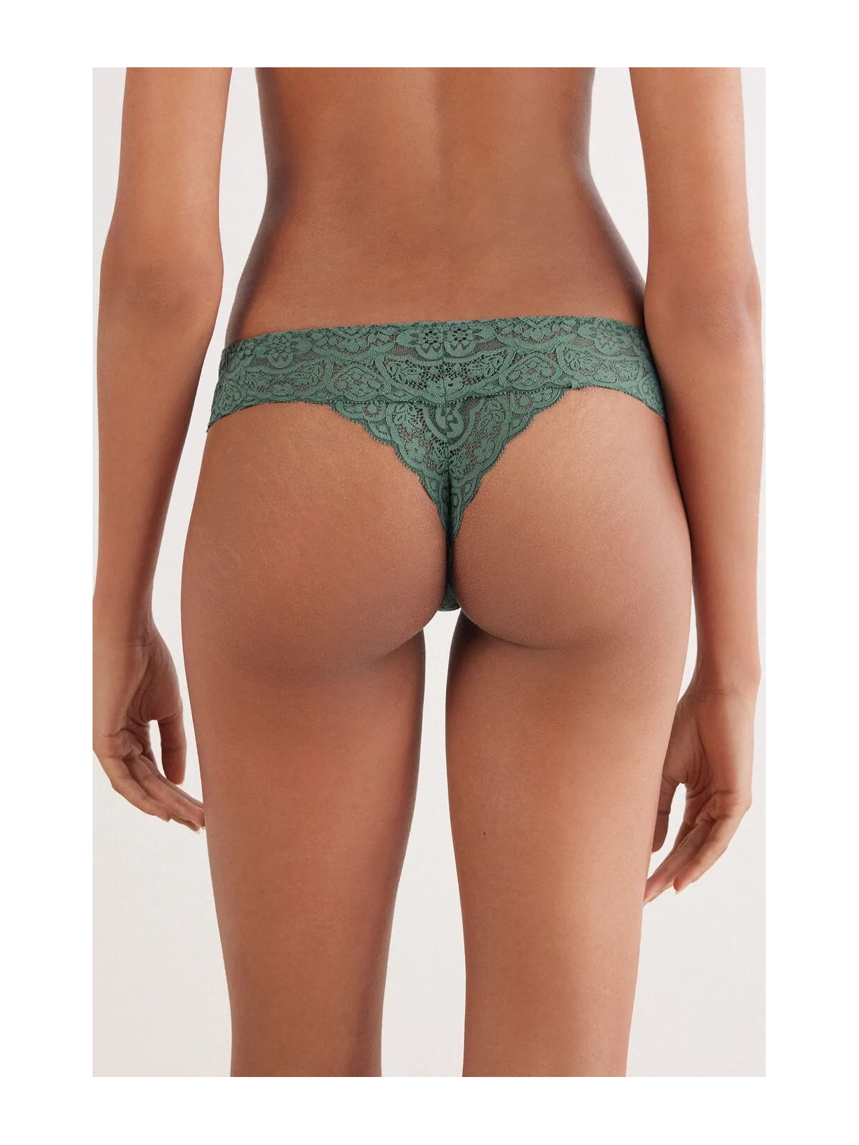 Calcinha Brasileira Em Renda Verde Intimissimi