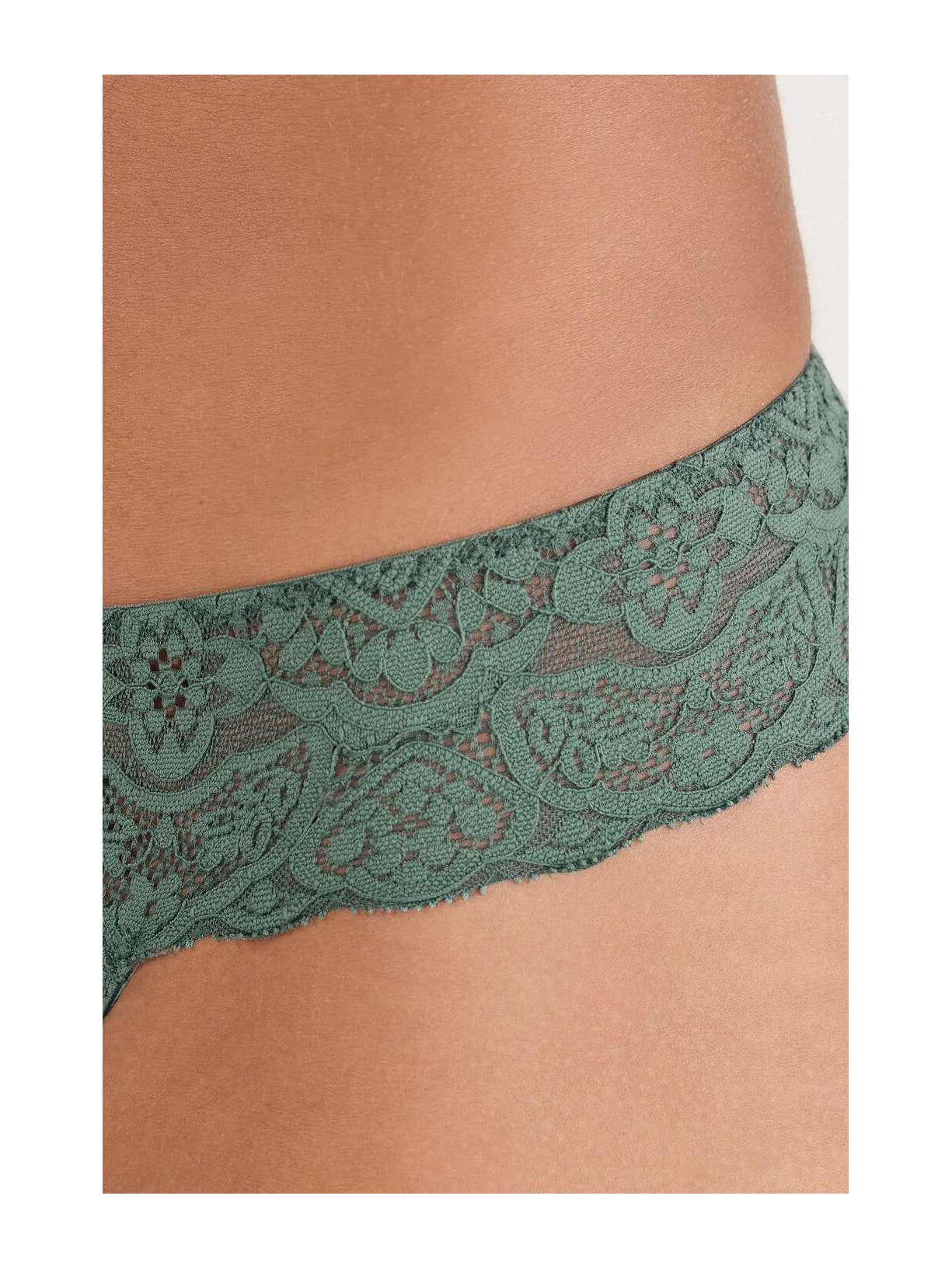 Calcinha Brasileira Em Renda Verde Intimissimi