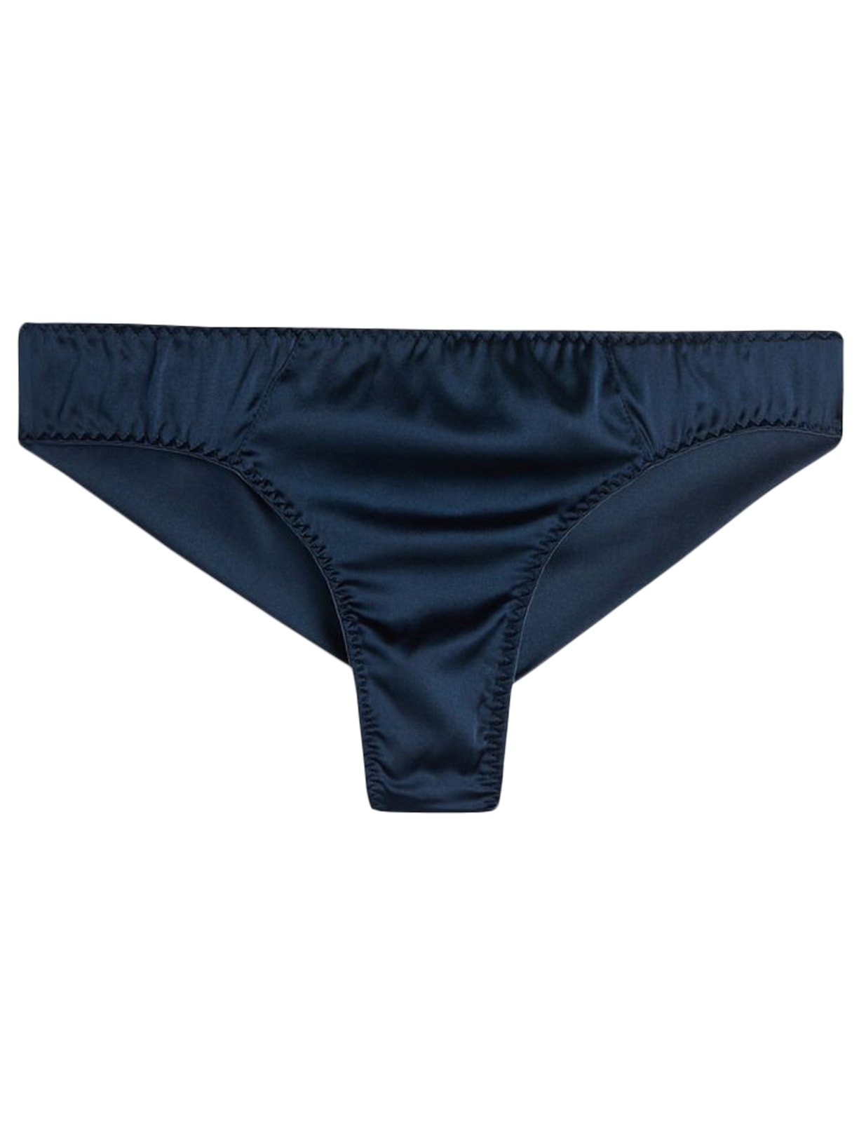 Calcinha Brasileira Em Seda - Azul