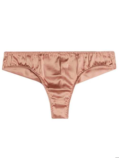 Calcinha Brasileira Em Seda - Rosa