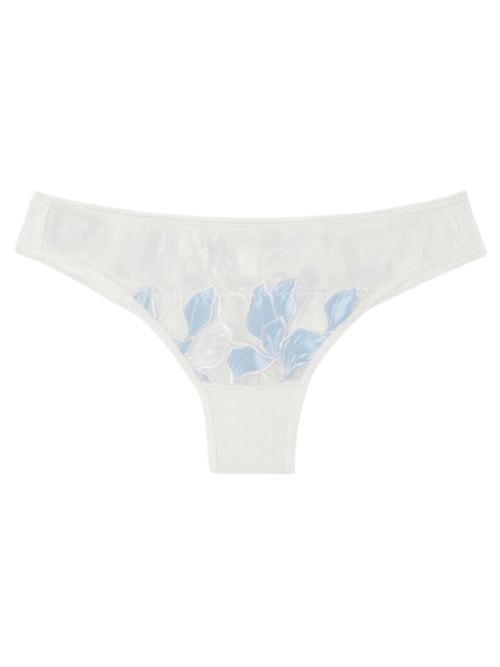 Calcinha Brasileira Eternal Flowers - Branco