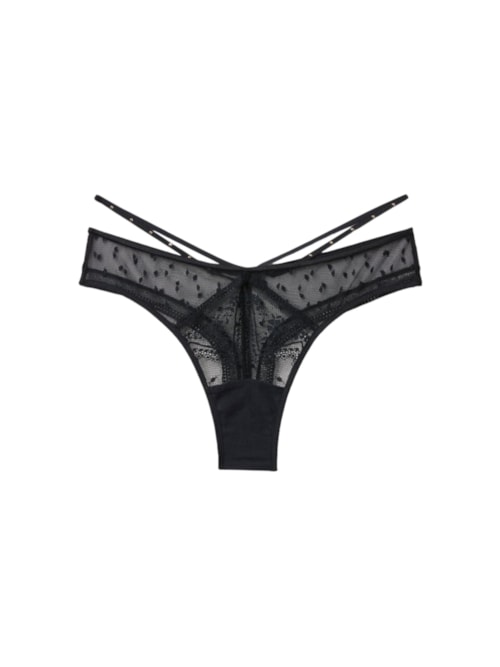 Calcinha Brasileira Flirt Fearlessly - Preto