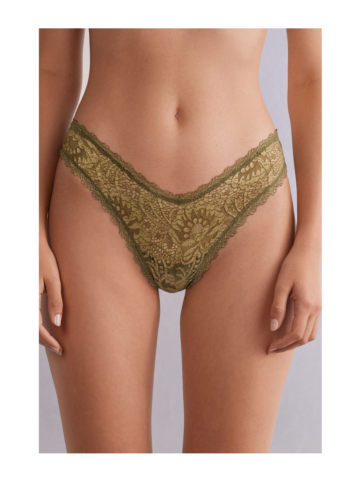 Calcinha Brasileira Golden Goddess Verde Intimissimi