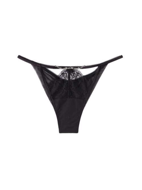Calcinha Brasileira Living In Luxe - Preto