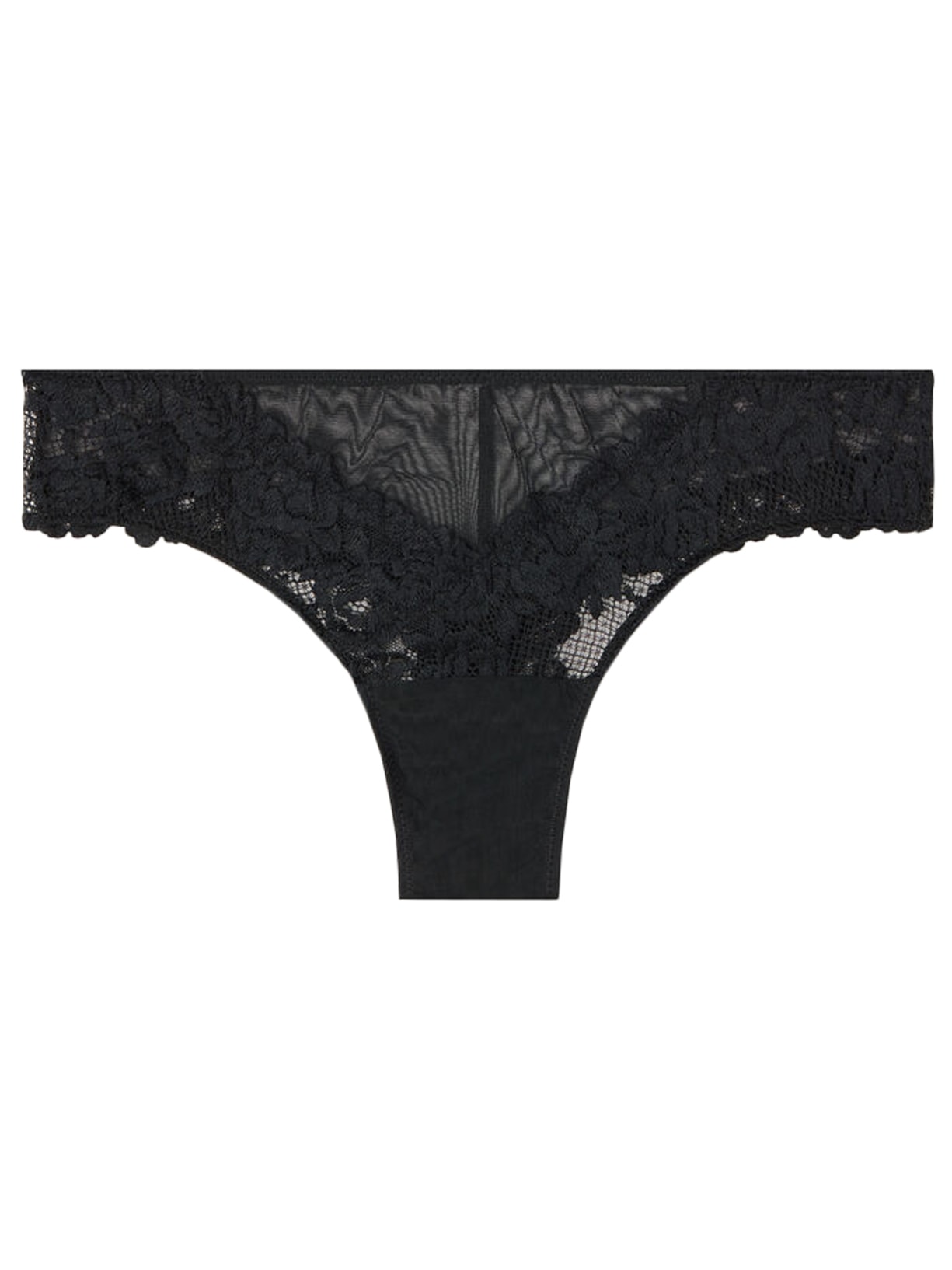 Calcinha Brasileira Pretty Flowers - Preto