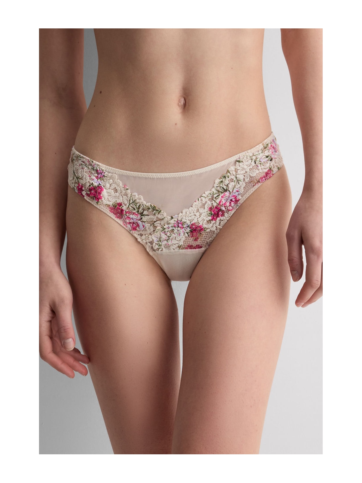Calcinha Brasileira Pretty Flowers Rosa Intimissimi
