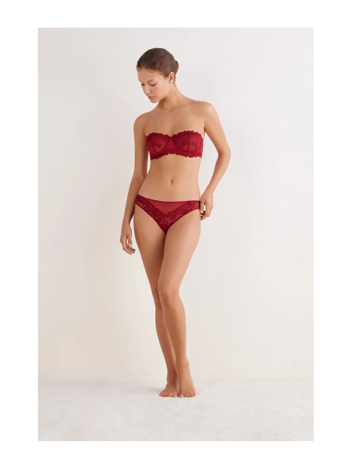 Calcinha Brasileira Pretty Flowers Vermelho Intimissimi