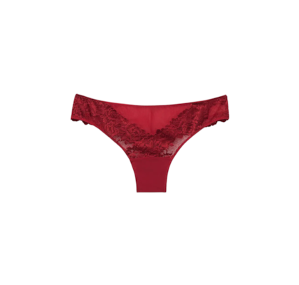 Calcinha Brasileira Pretty Flowers - Vermelho