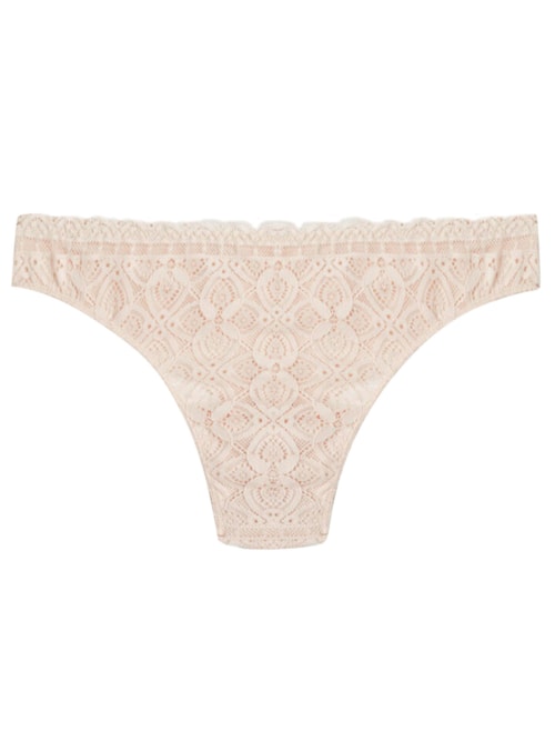 Calcinha Brasileira Renda e Microfibra - Seta