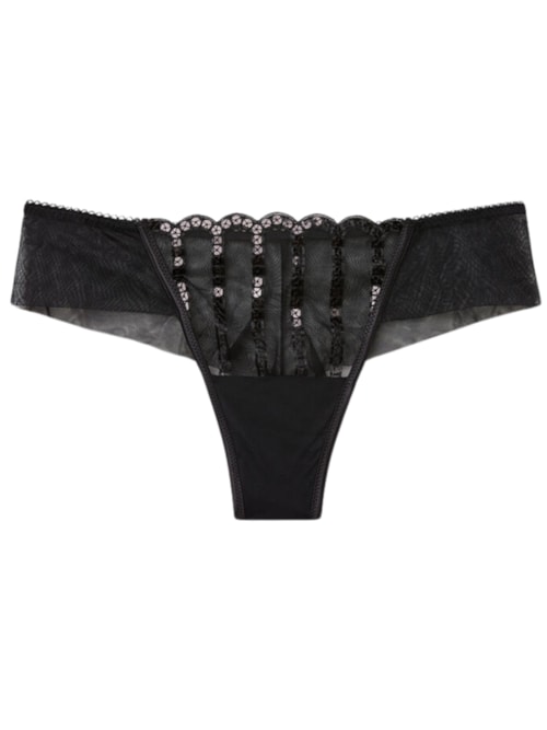 Calcinha Brasileira See The Magic - Preto