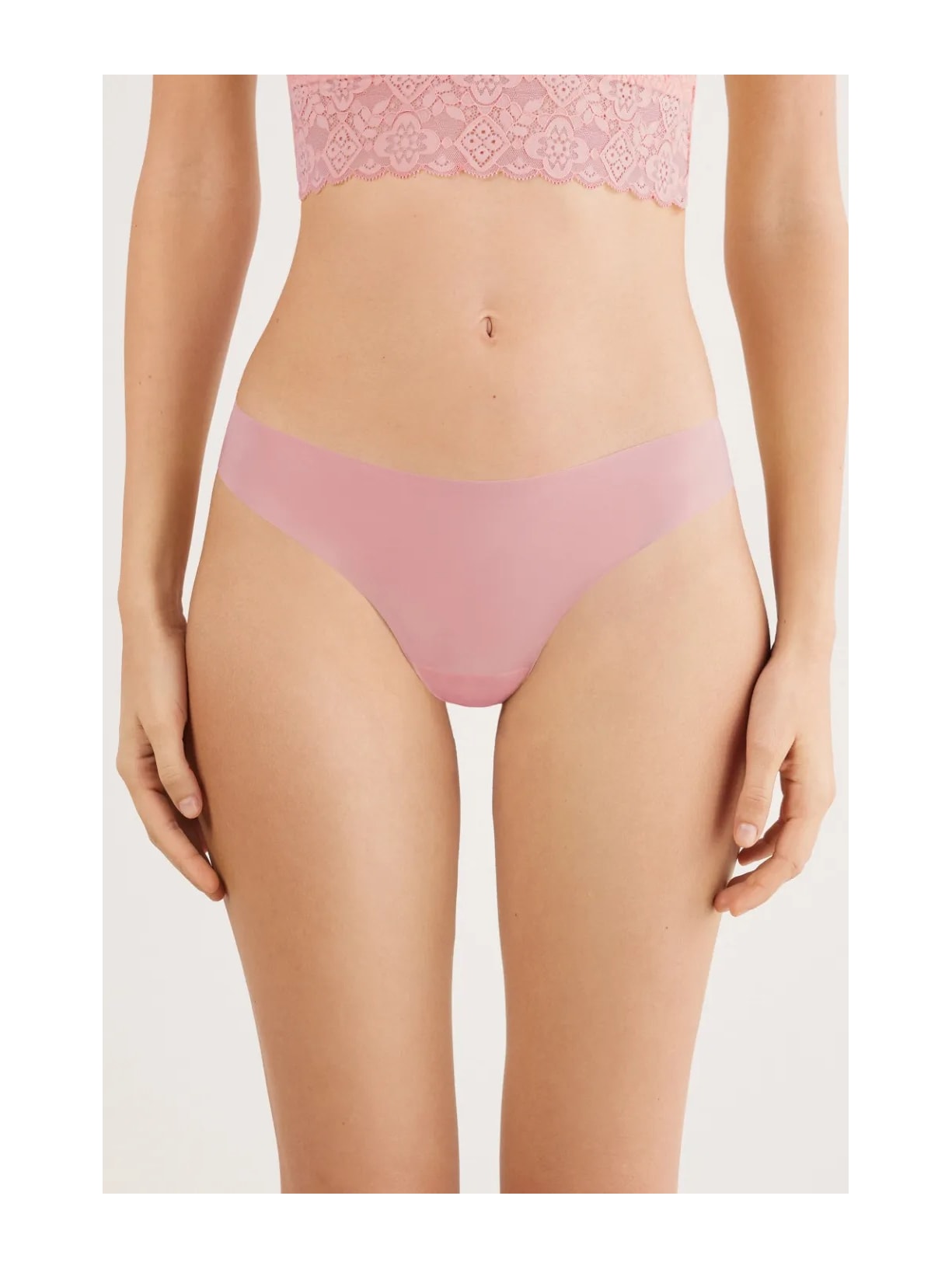 Calcinha Brasileira Sem Costura Em Microfibra Ultraleve Rosa Intimissimi