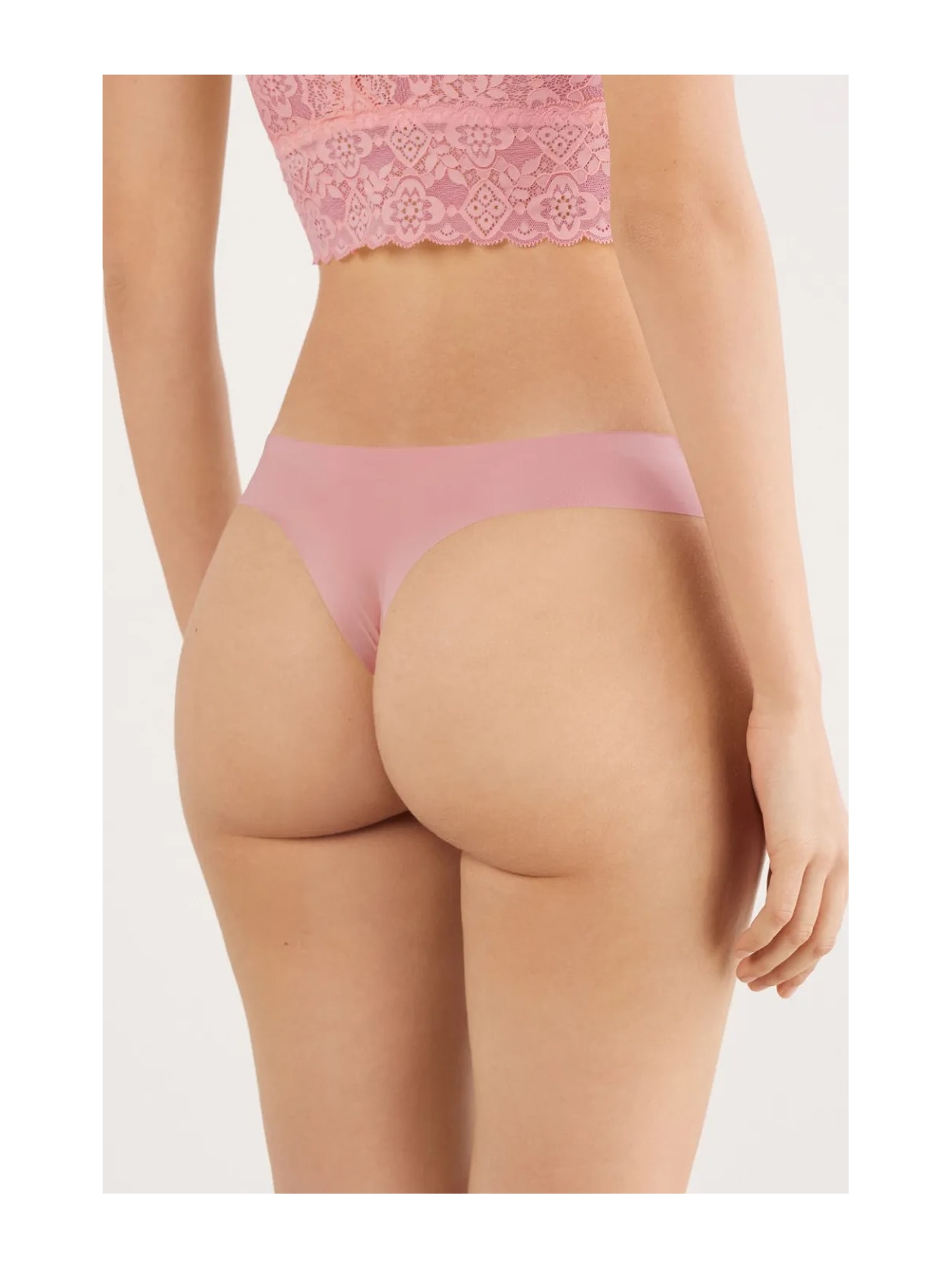 Calcinha Brasileira Sem Costura Em Microfibra Ultraleve Rosa Intimissimi