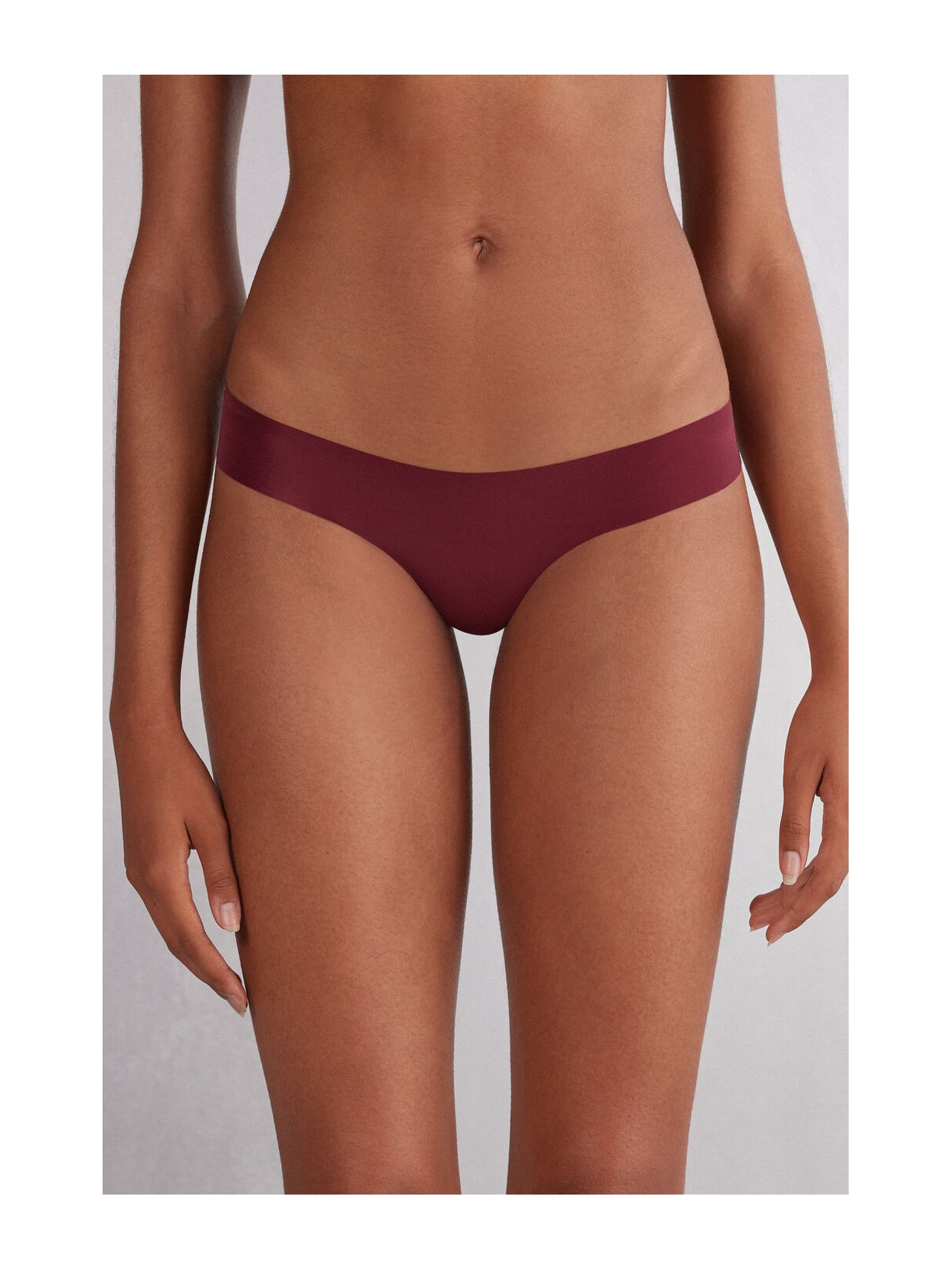 Calcinha Brasileira Sem Costura Em Microfibra Ultralight Vermelho Intimissimi