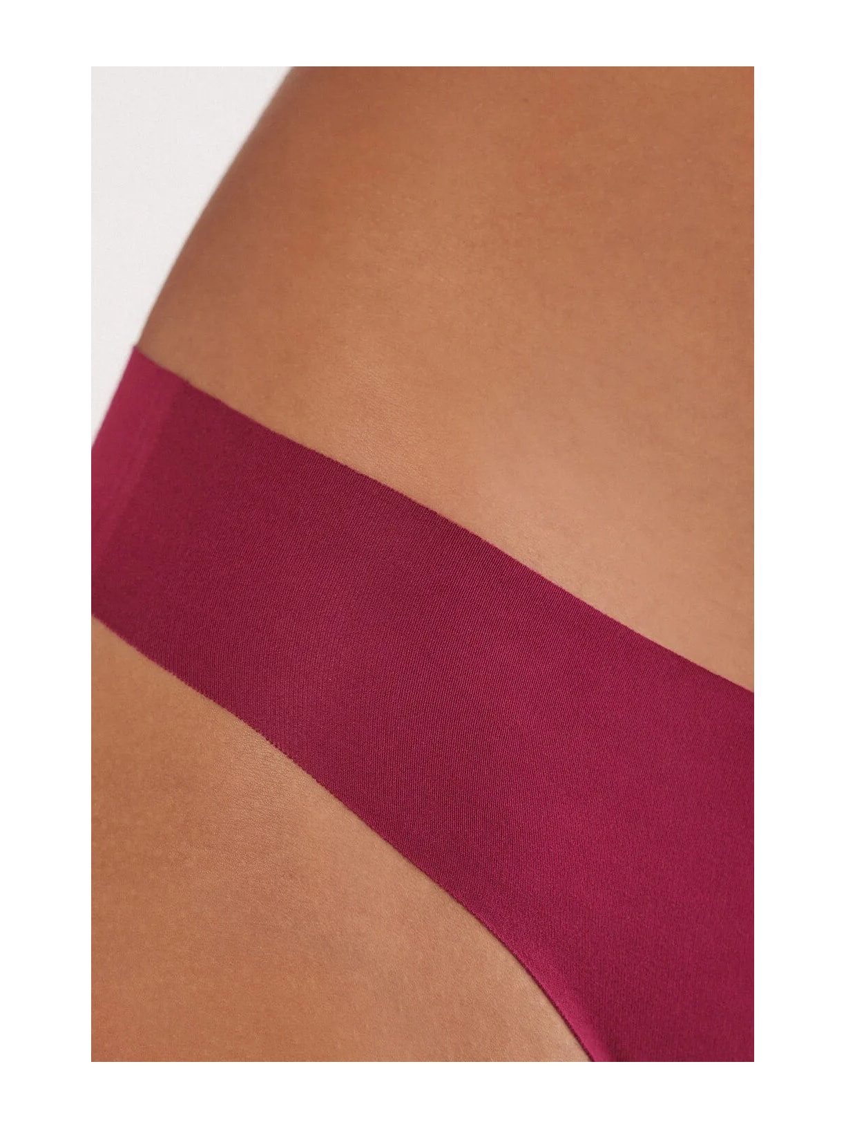 Calcinha Brasileira Sem Costuras Em Algodão Bordô Intimissimi