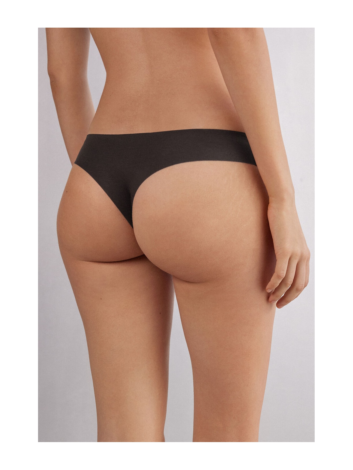 Calcinha Brasileira Sem Costuras Em Algodão Marrom Intimissimi