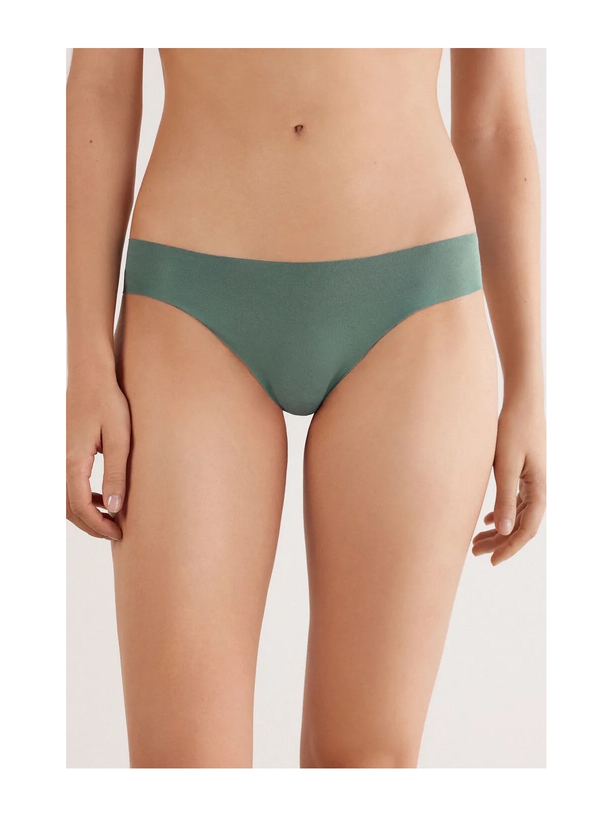 Calcinha Brasileira Sem Costuras Em Algodão Verde Intimissimi