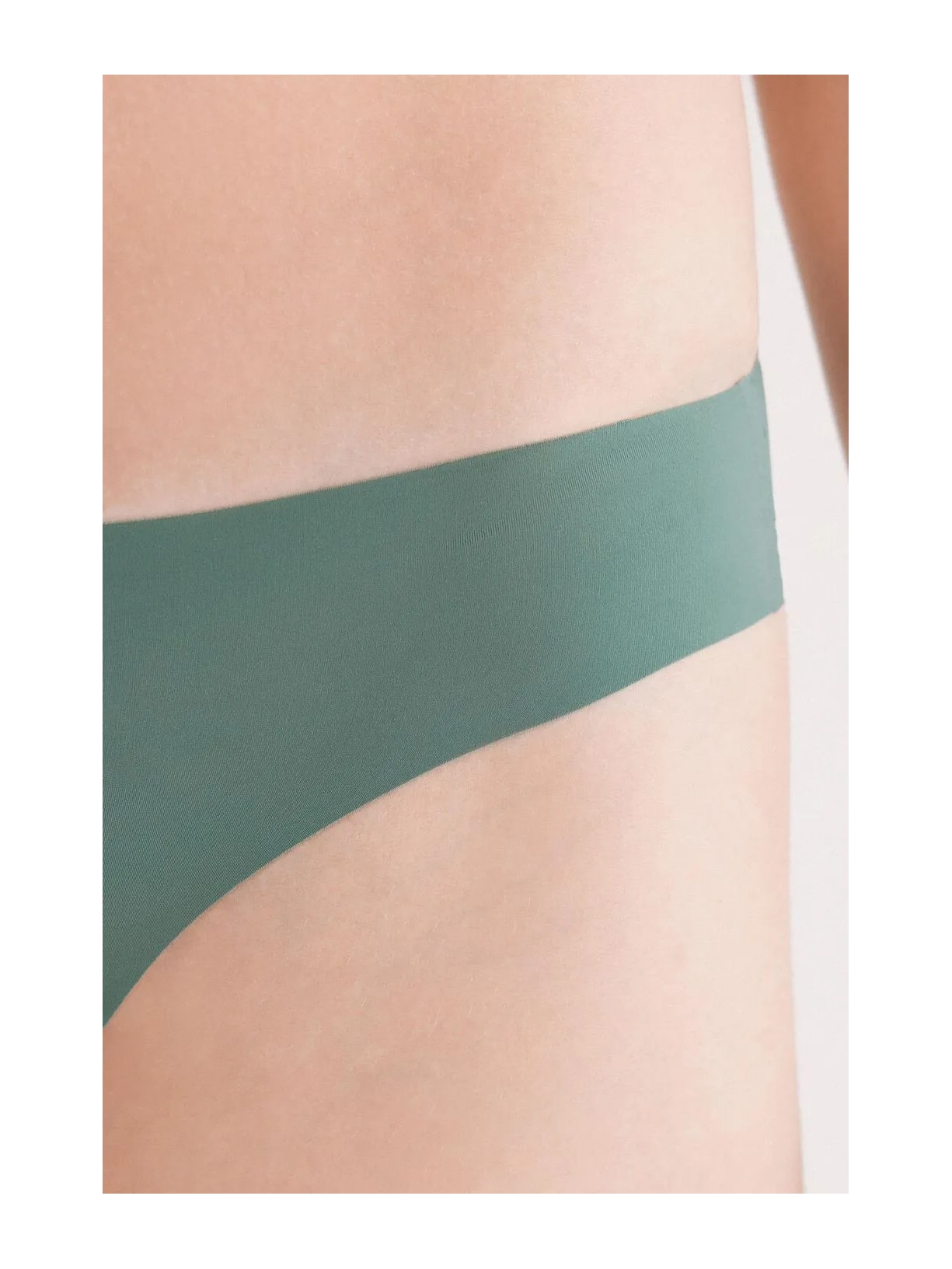 Calcinha Brasileira Sem Costuras Em Microfibra Verde Intimissimi