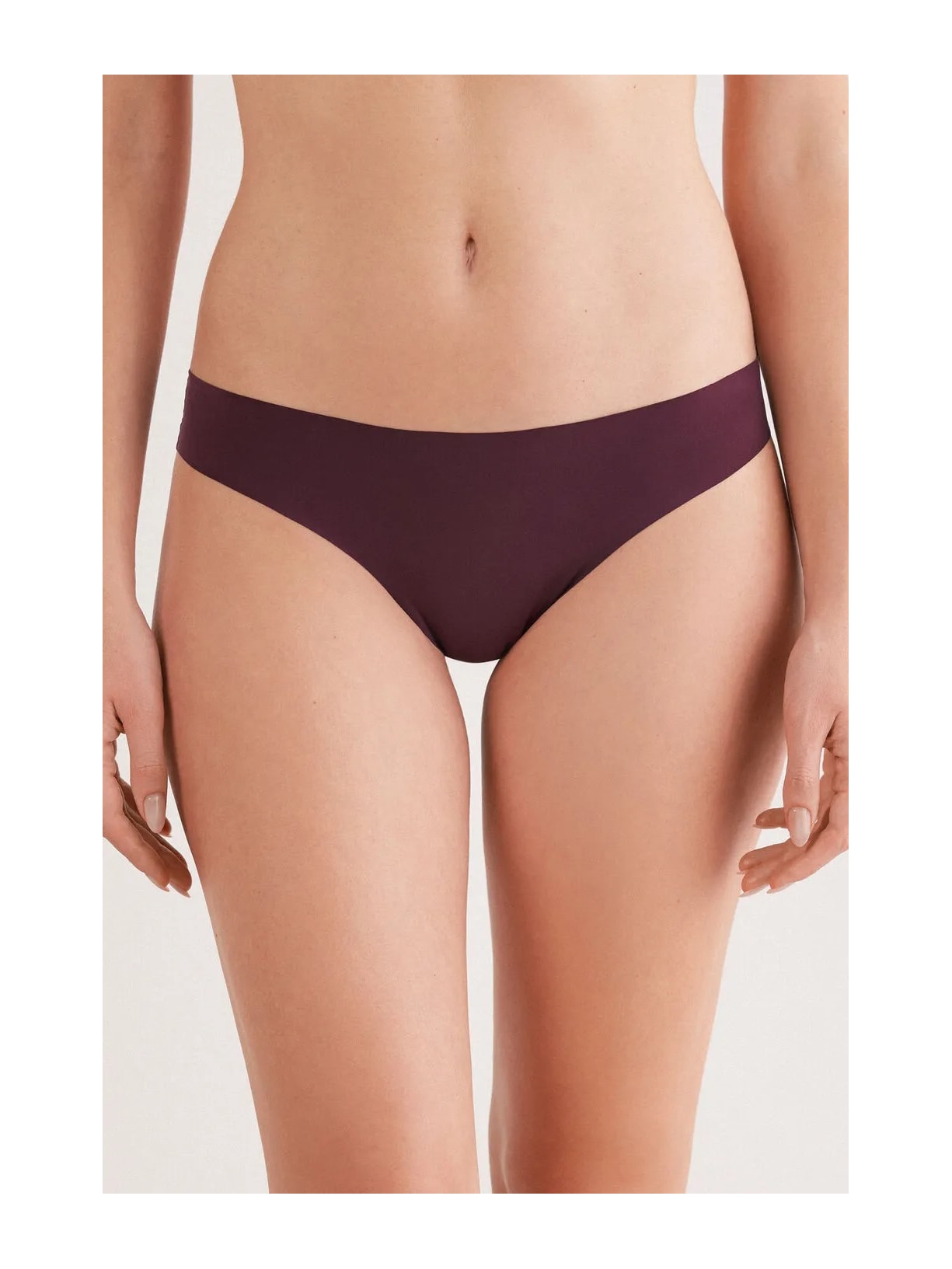 Calcinha Brasileira Sem Costuras Em Microfibra Vermelho Intimissimi