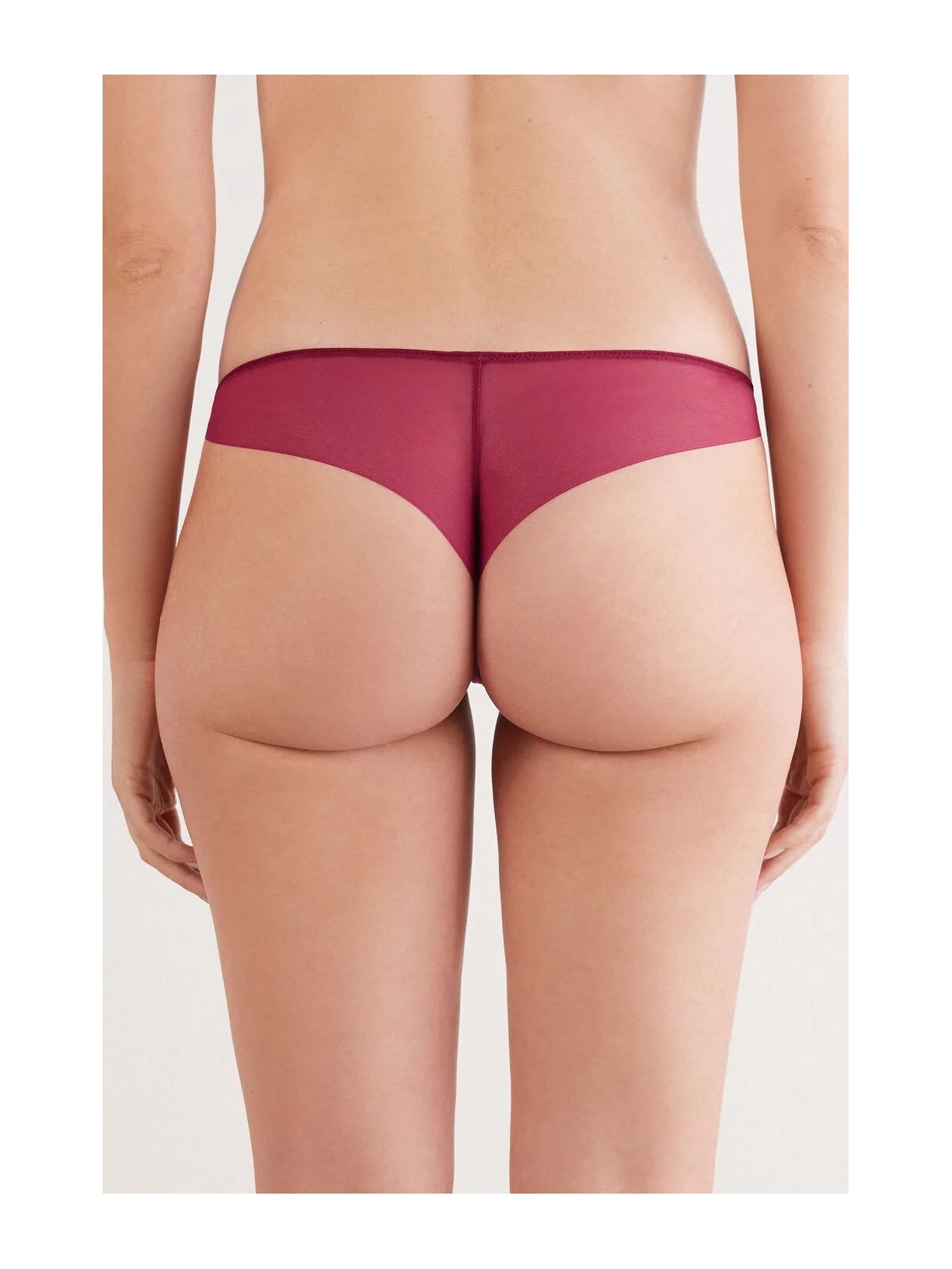 Calcinha Brasileira Sheer Glamour Bordô Intimissimi