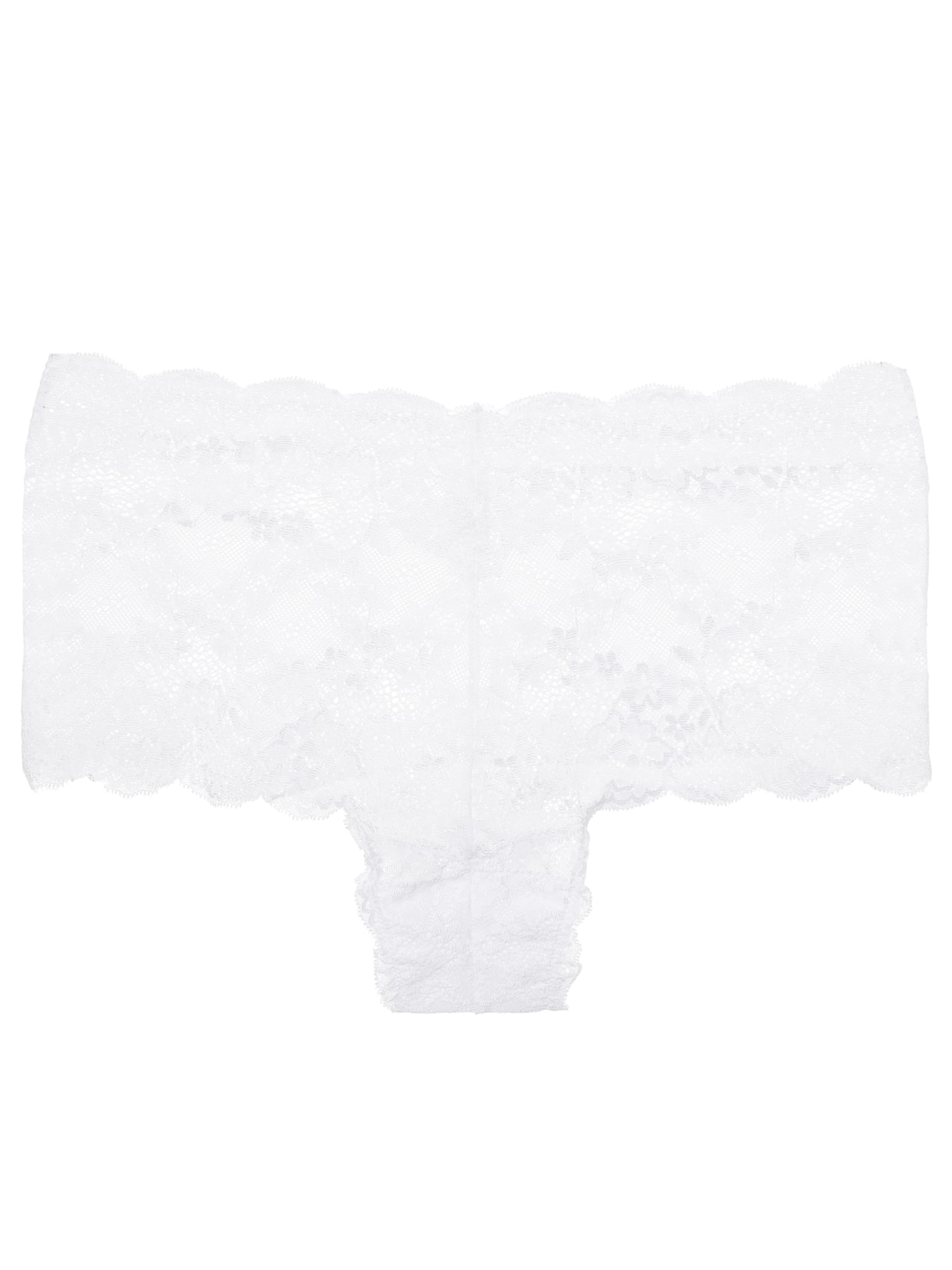 Calcinha Caleçon Renda Basic Me Jogê - Branco