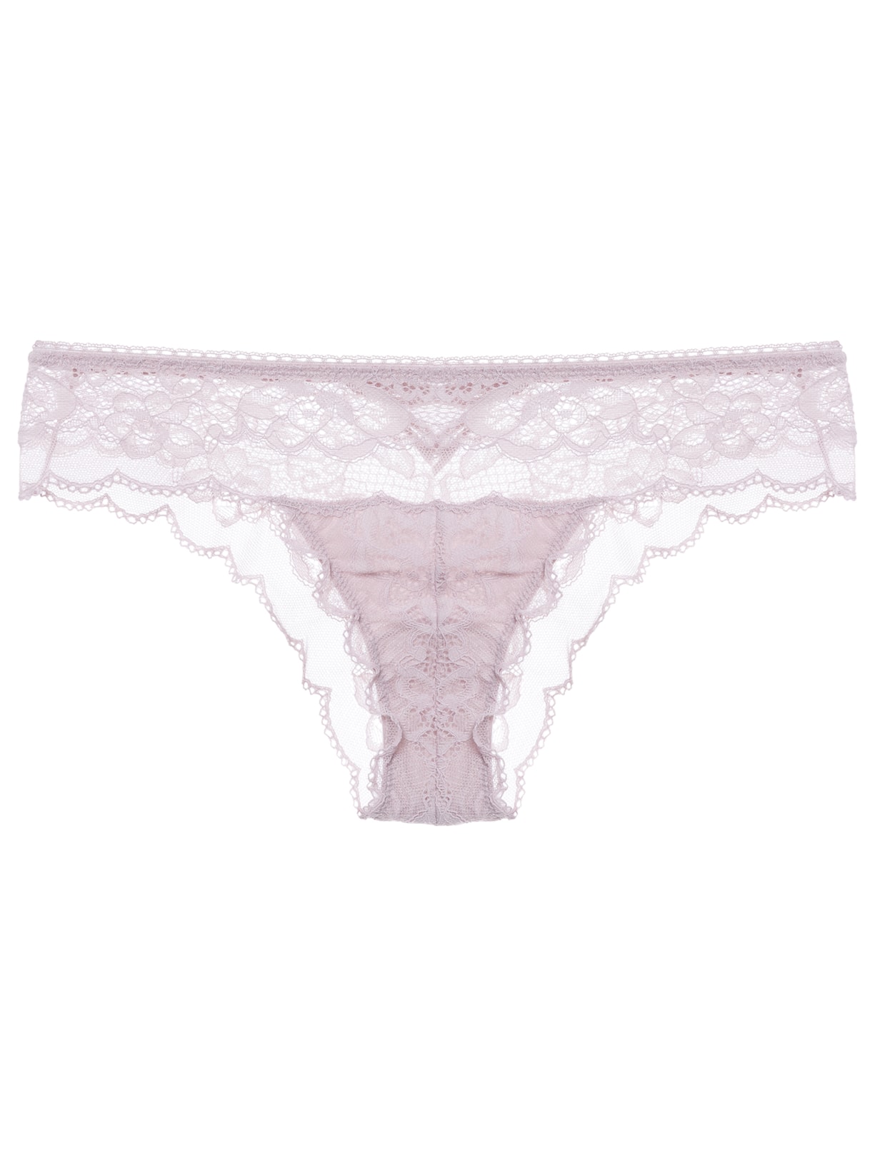 Calcinha Caleçon Renda - Bege