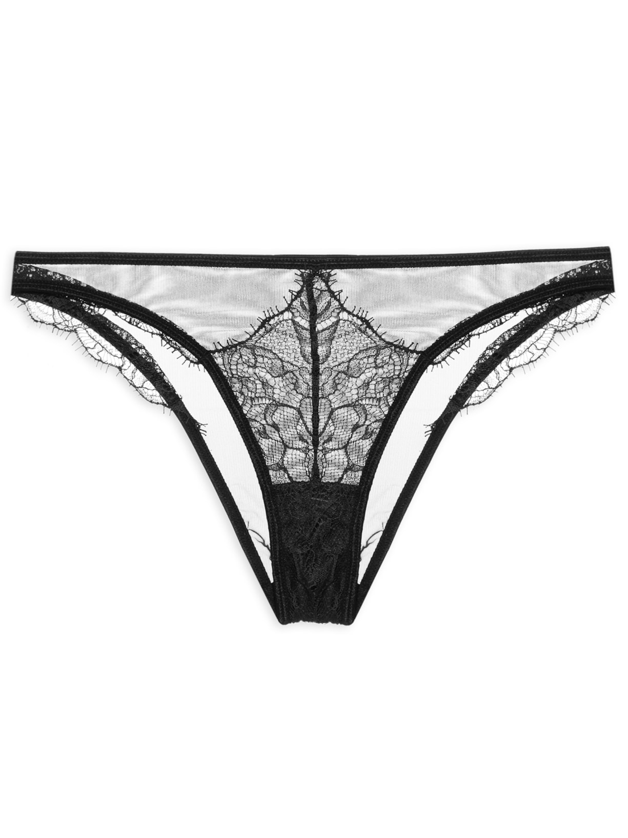 Calcinha Cavada - Preto