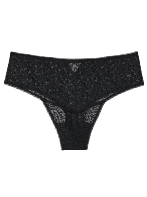 Calcinha Cintura Alta Brasileira Your Wild Side - Preto