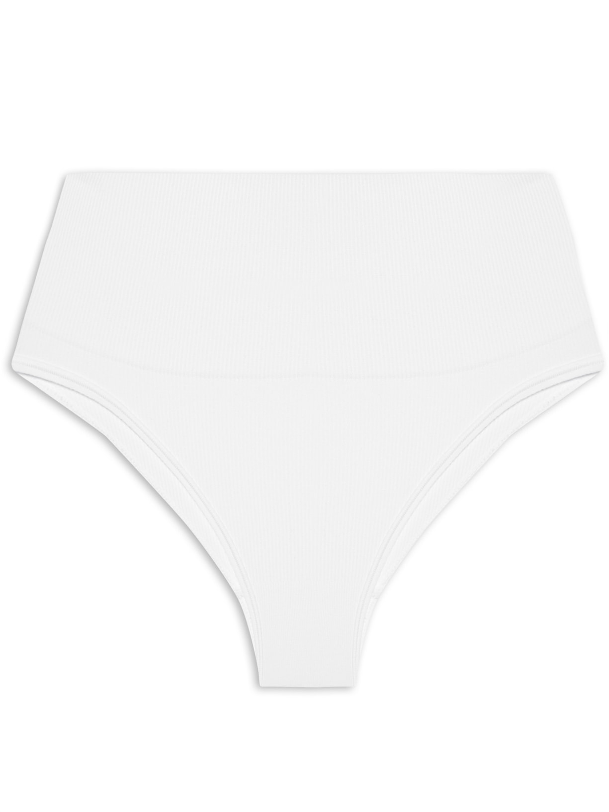 Calcinha Cintura Alta Microfibra Cane - Branco