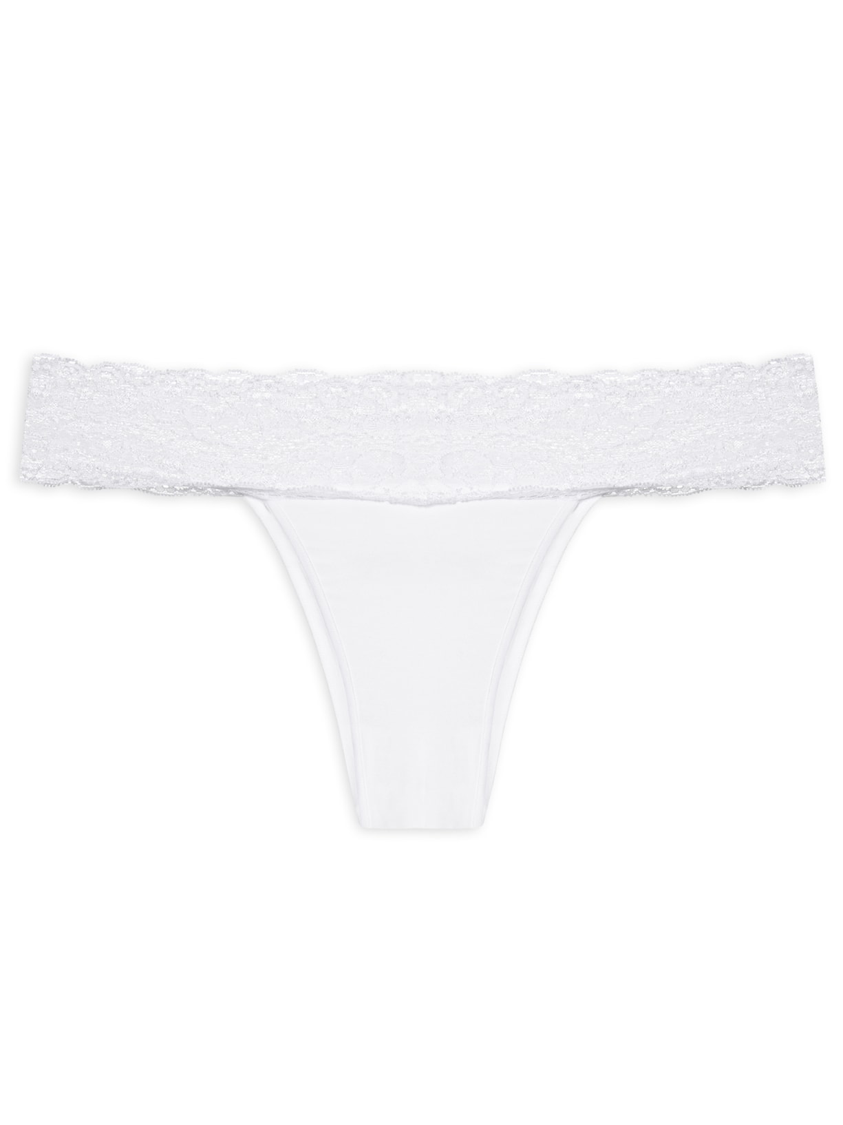 Calcinha Com Renda - Branco
