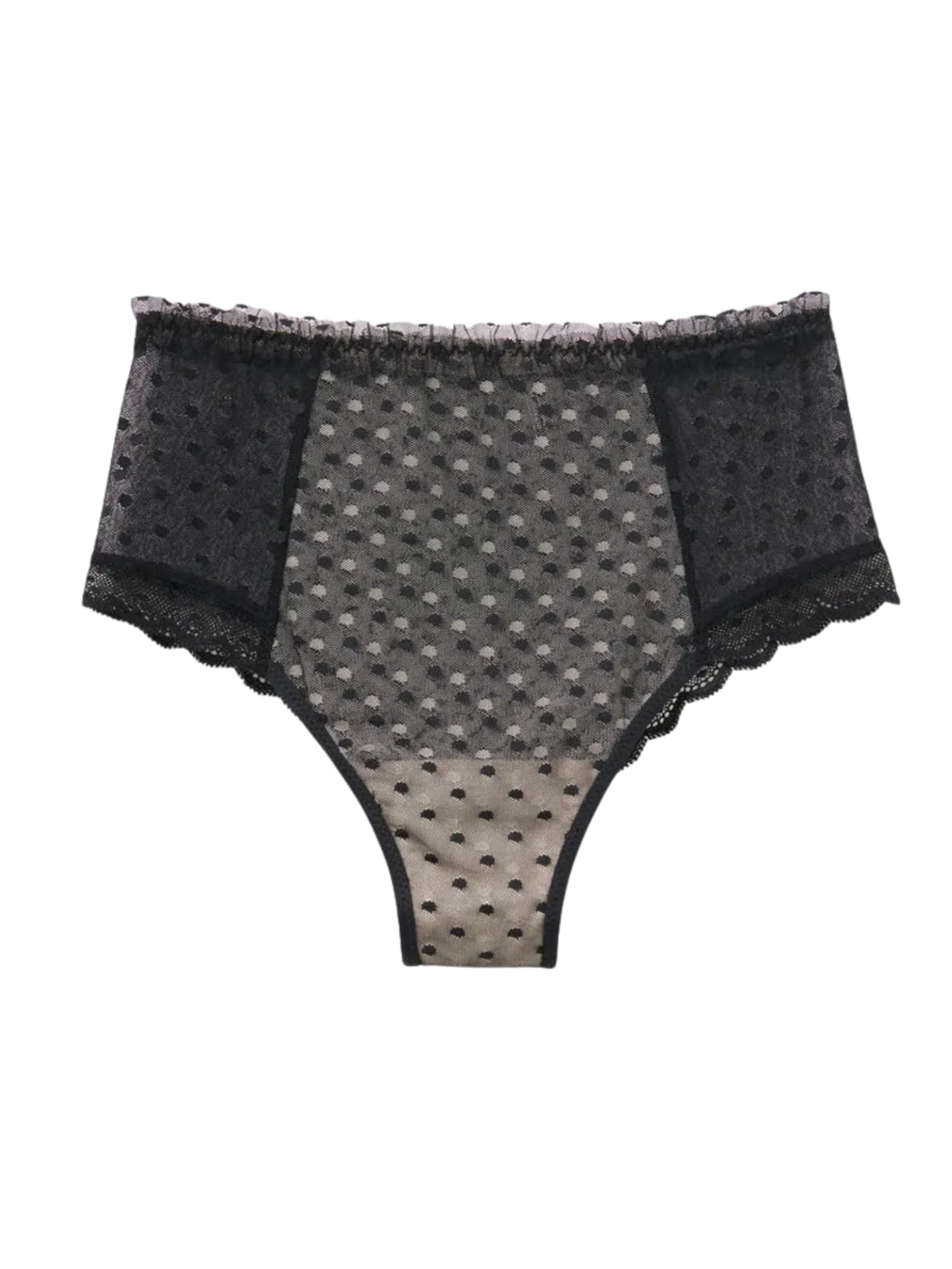 Calcinha Culotte Brasileira Cool Elegance - Preto