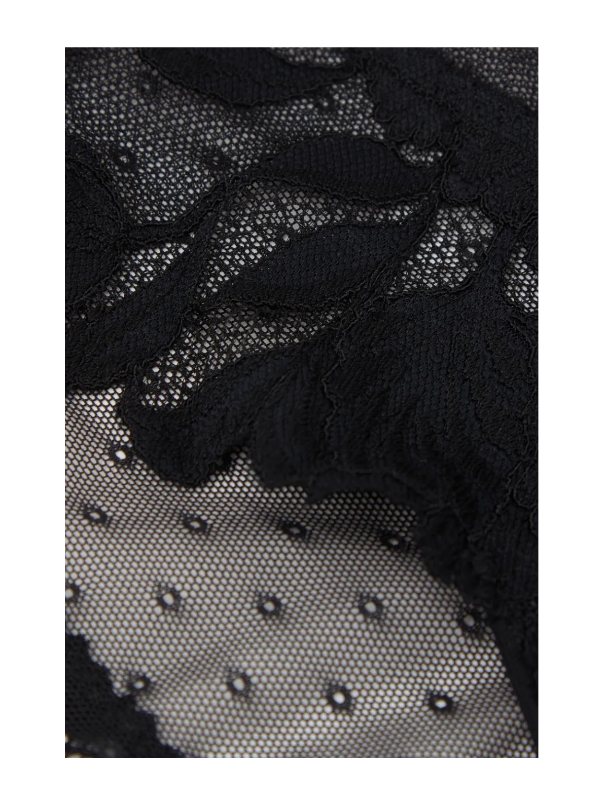 Calcinha Culotte Brasileira De Cintura Alta All About Flowers Preto Intimissimi