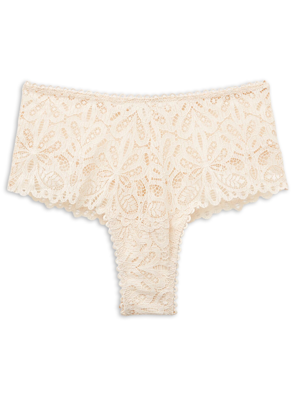 Calcinha Culotte Brasileira De Cintura Alta Italian Riviera - Marfim