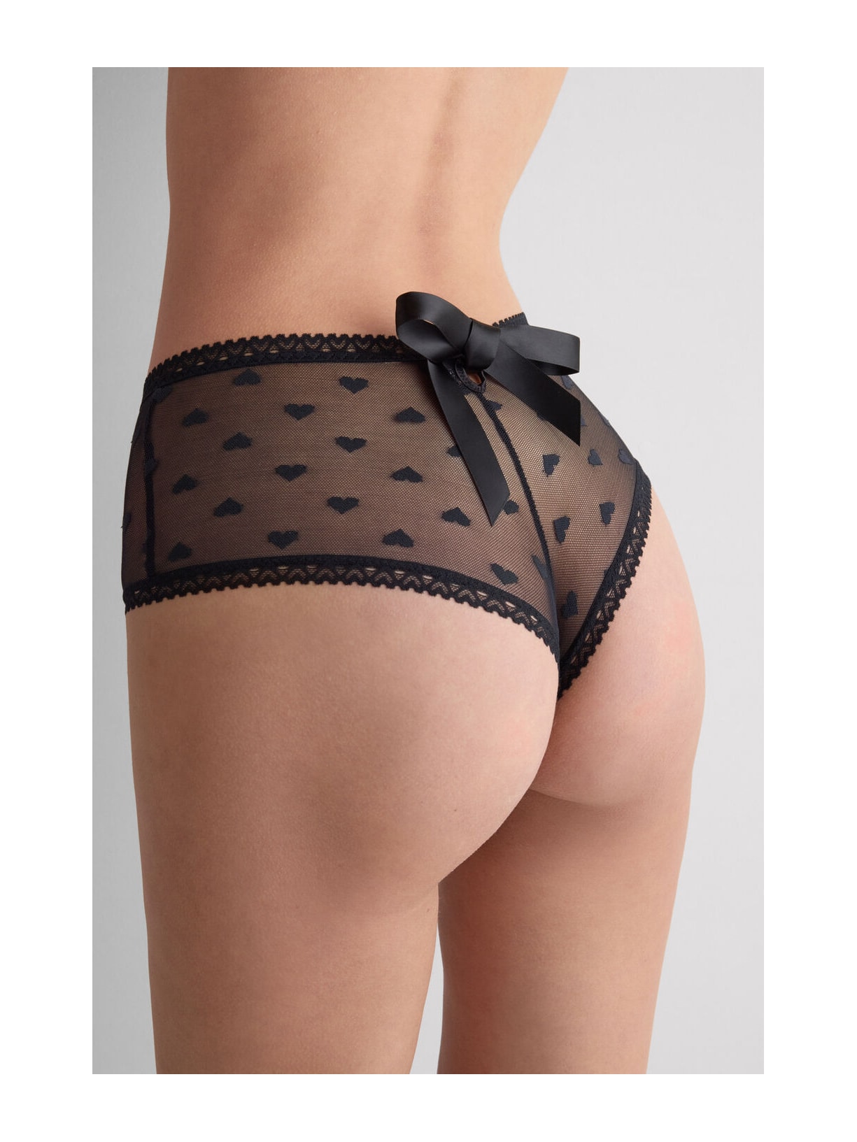 Calcinha Culotte Brasileira De Cintura Alta The Love Club Preto Intimissimi