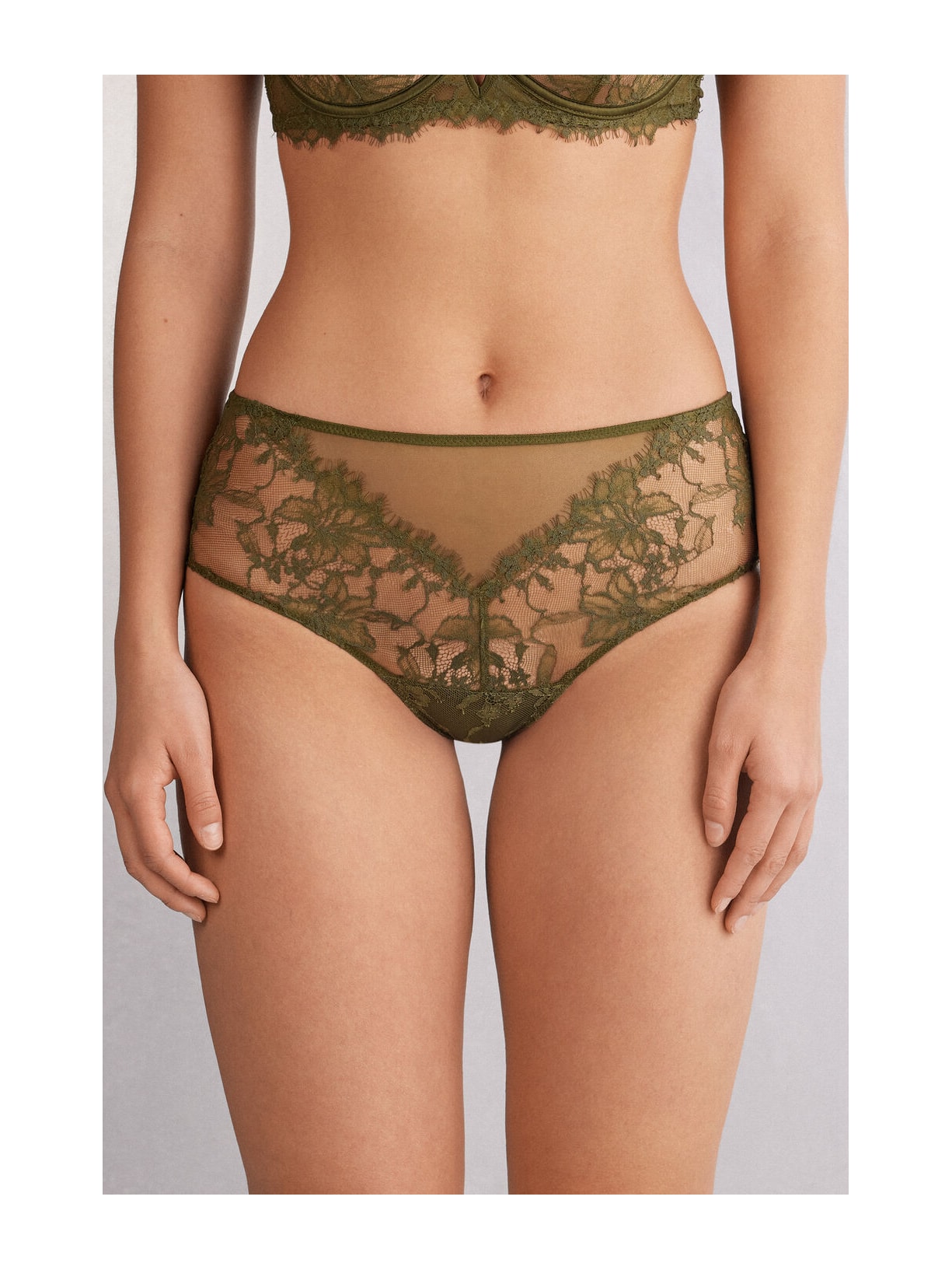 Calcinha Culotte Brasileira Imaginary Journey Verde Intimissimi