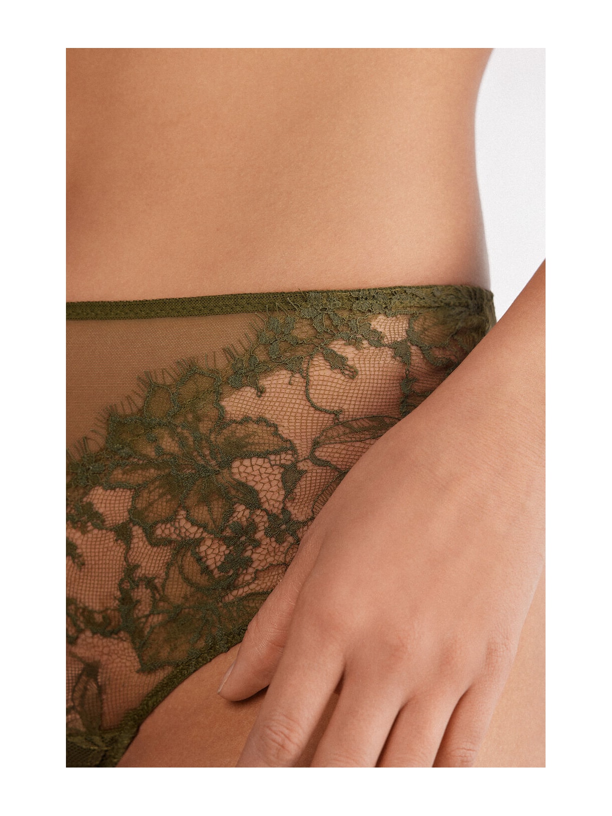 Calcinha Culotte Brasileira Imaginary Journey Verde Intimissimi