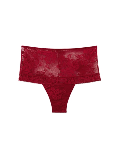Calcinha Culotte Brasileira La Femme Fatale - Vermelho