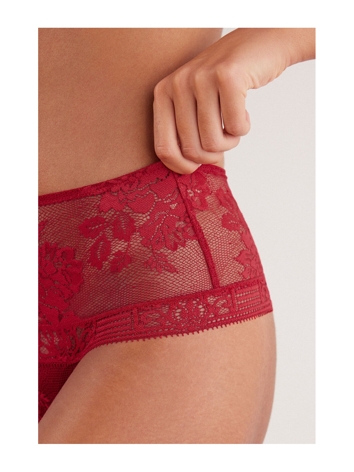 Calcinha Culotte Brasileira La Femme Fatale Vermelho Intimissimi
