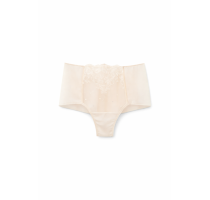 Calcinha Culotte Brasileira Luxury Dreams - Marfim