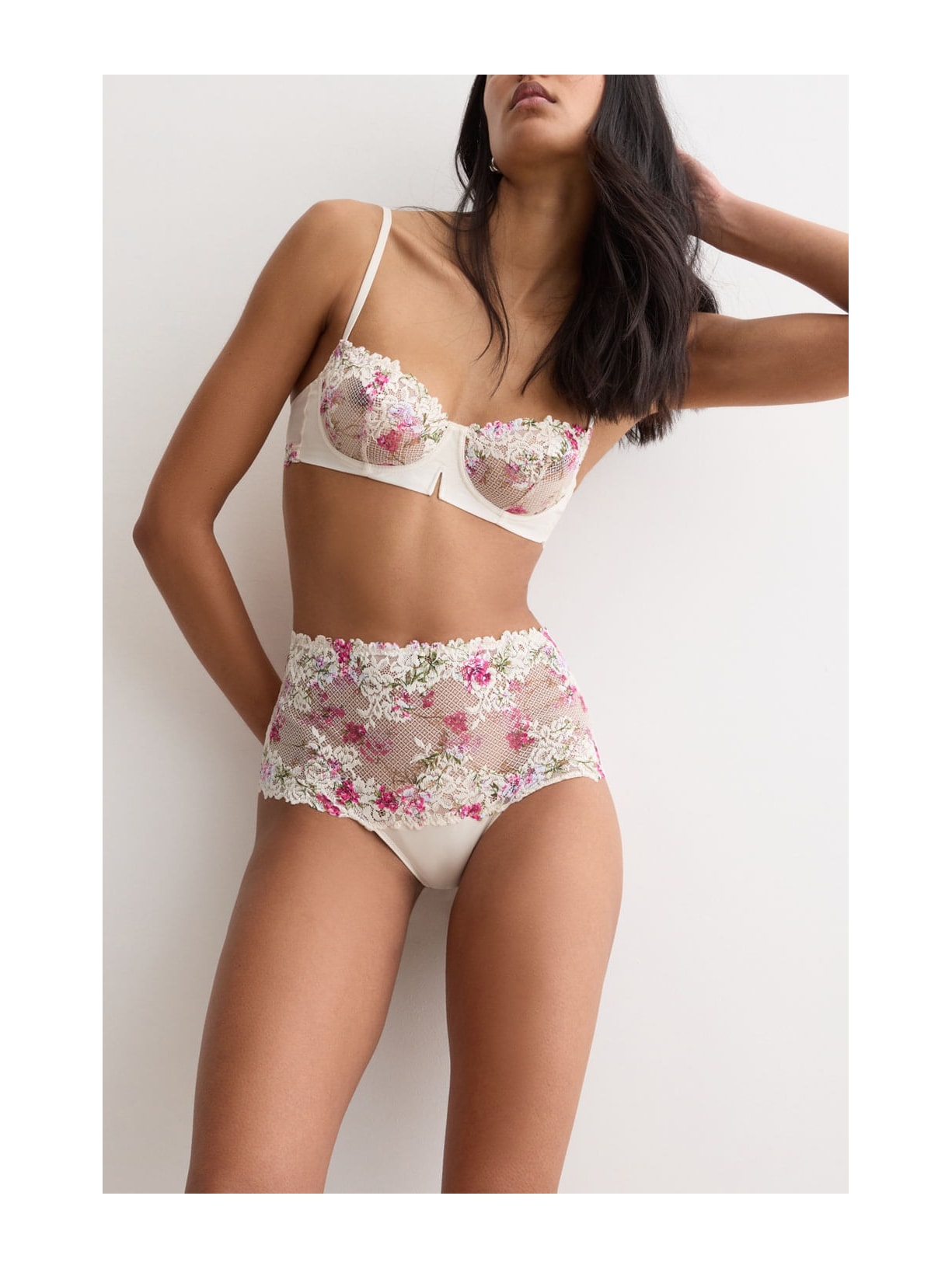 Calcinha Culotte Brasileira Pretty Flowers Rosa Intimissimi